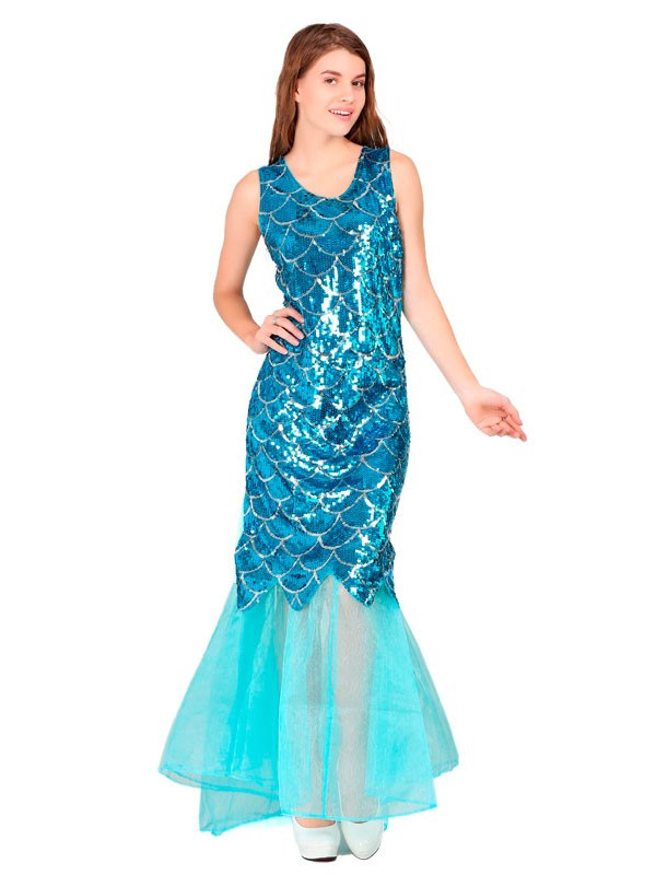 Disfraz sirena lentejuelas