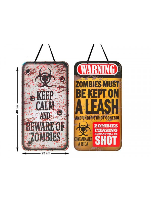 Cartel Zombies para Halloween