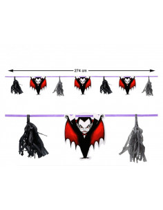 Guirnalda de Drácula Halloween