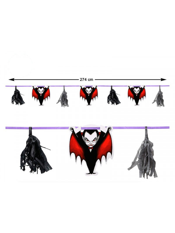 Guirnalda de Drácula Halloween