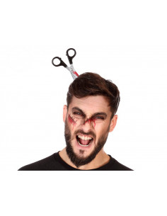 Diadema con tijeras