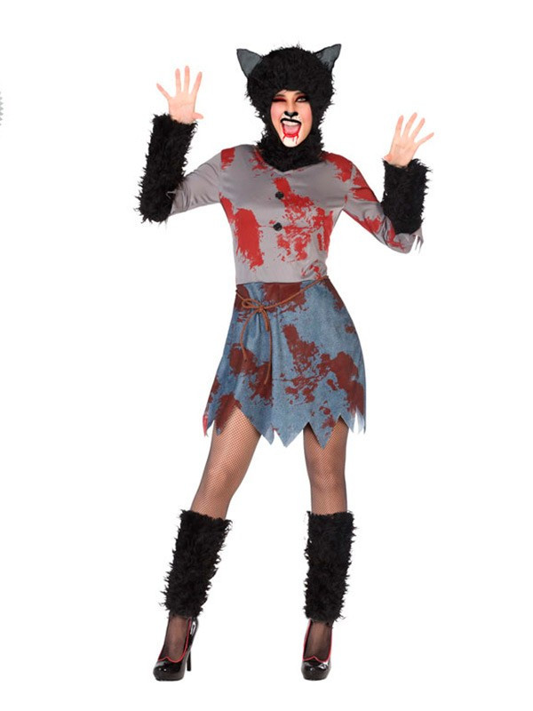 Disfraz hombre Lobo para mujer