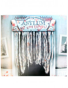 Cortina Asilo para Halloween