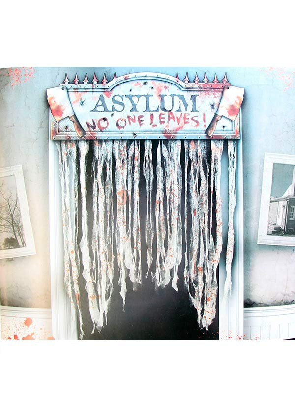 Cortina Asilo para Halloween