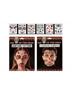 Tatuajes de Halloween para cara