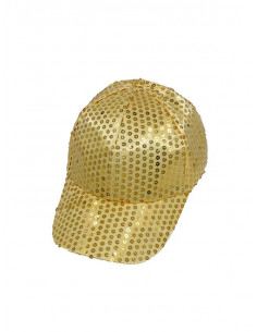 Gorra años 80 de lentejuelas