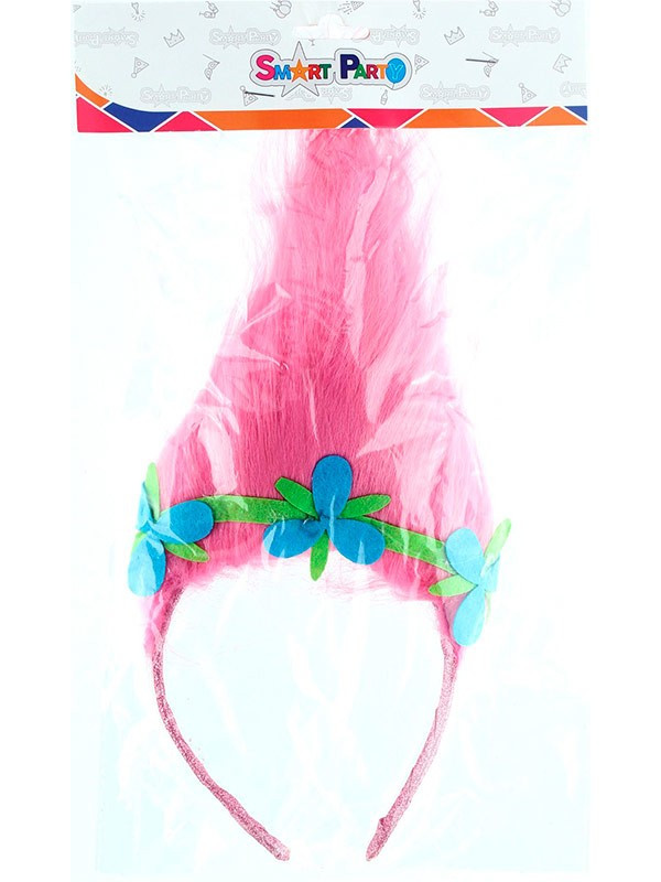 Diadema Trolls rosa