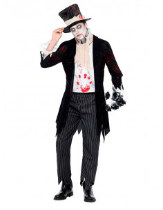 Disfraz de novio zombie para hombre 2