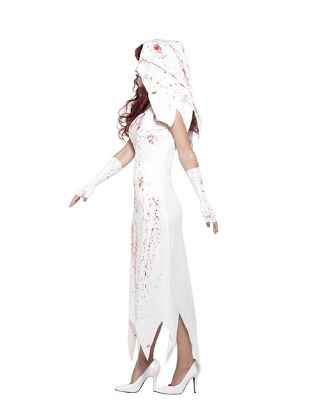 Disfraz de novia zombie para mujer perfil