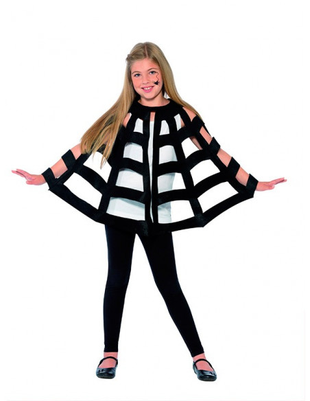 Capa de araña infantil niña