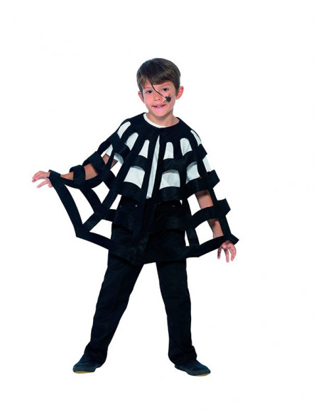 Capa de araña infantil niño