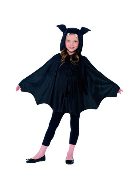 Capa de murciélago infantil chica