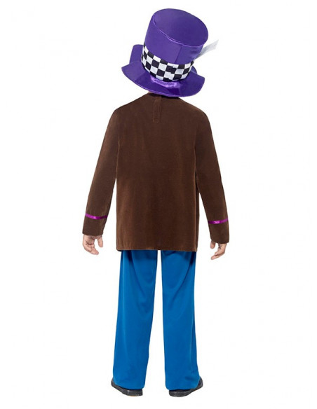 Disfraz de Sombrerero Loco infantil trasera