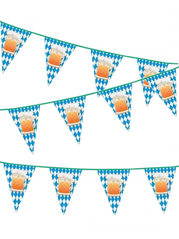 Banderines Oktoberfest triangulares