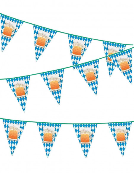 Banderines Oktoberfest triangulares