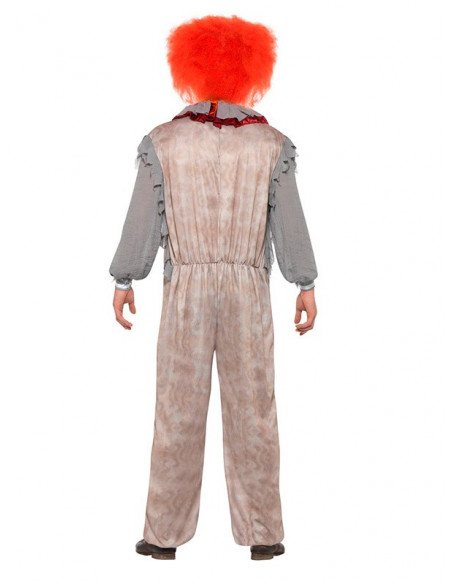 Disfraz de payaso de época hombre trasera