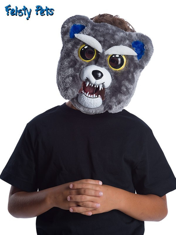 Máscara oso Punky Pets infantil