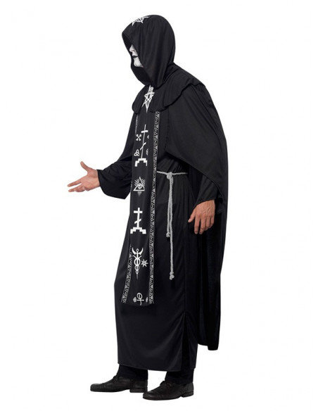 Disfraz de sacerdote de las artes oscuras unisex perfil