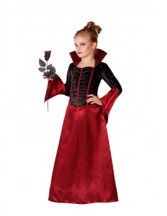Disfraz de vampiresa elegante infantil
