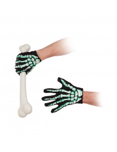 Guantes esqueleto corto 2