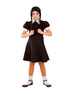 Disfraz de Miércoles para niña