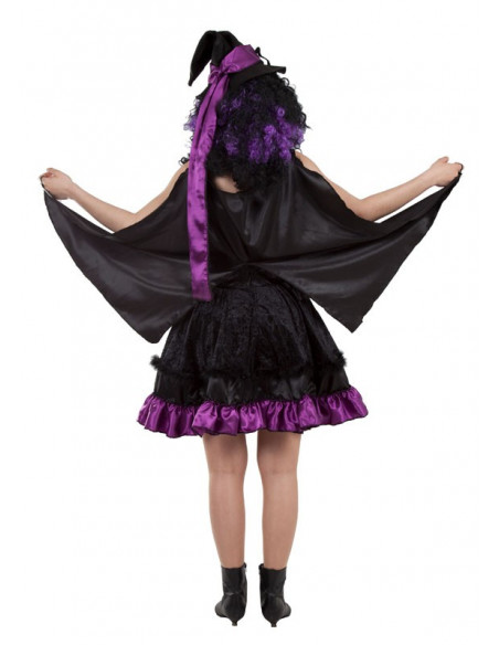Disfraz de brujita sexy para mujer trasera