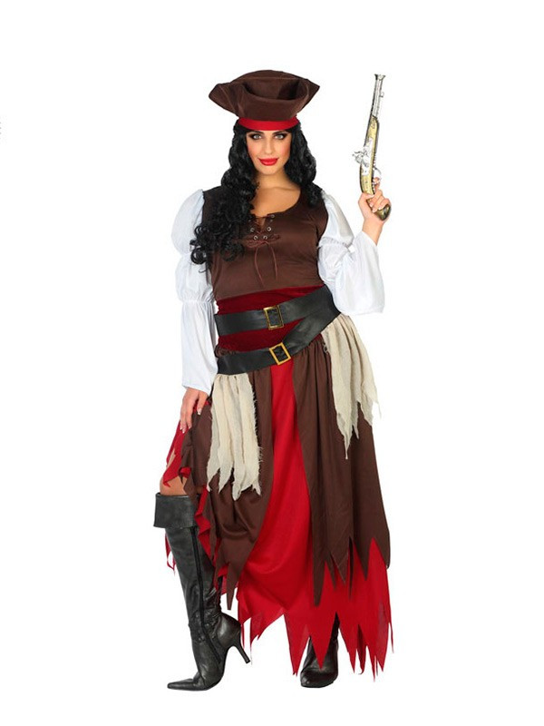 Disfraz de pirata para mujer talla grande