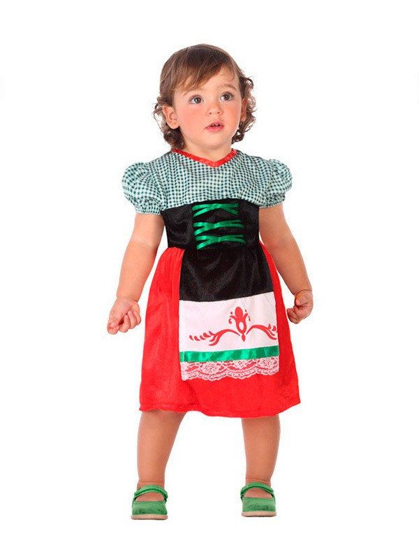 Disfraz de tirolesa para bebé