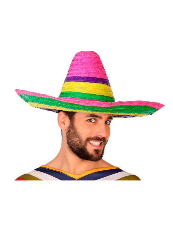 Sombrero mejicano multicolor