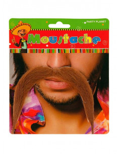Bigote mejicano marrón