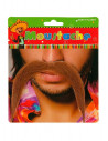 Bigote mejicano marrón