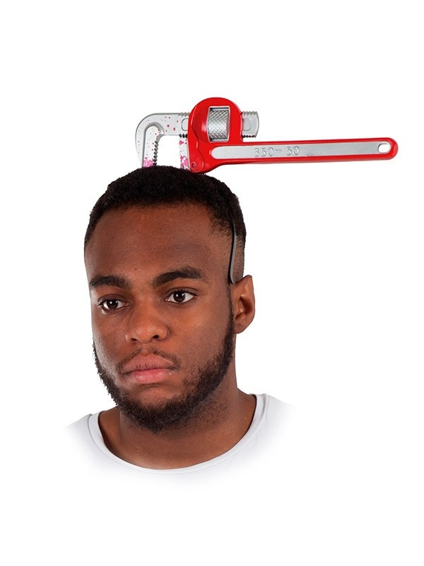 Diadema llave grifa cabeza