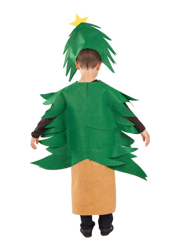 Disfraz Árbol de Navidad infantil trasera