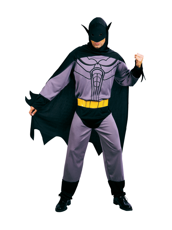 Disfraz Batman gris cinturón amarillo