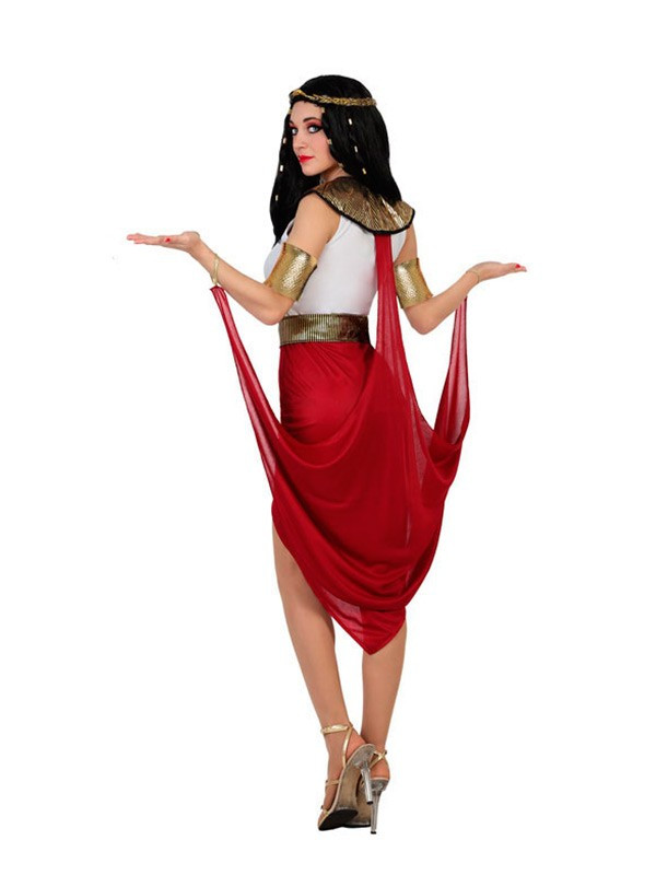 Disfraz de egipcia mujer trasera