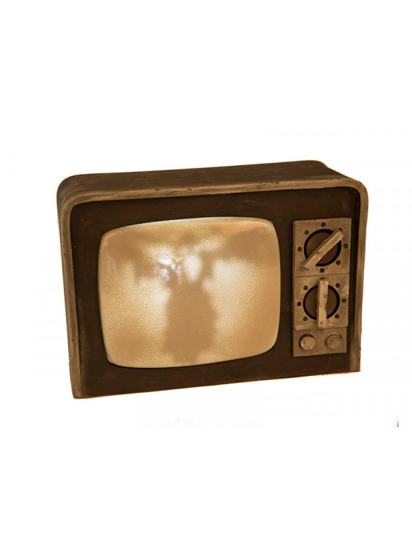Televisor antiguo con luz y sonido