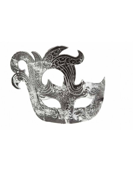 Antifaz veneciano de Carnaval plata