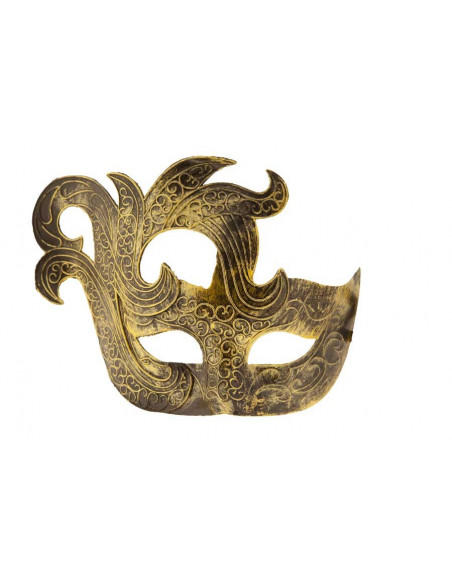 Antifaz veneciano de Carnaval oro