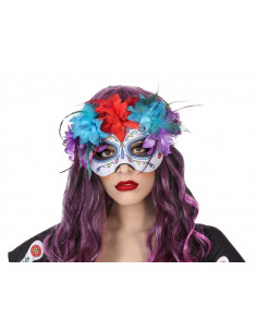 Antifaz Catrina con flores