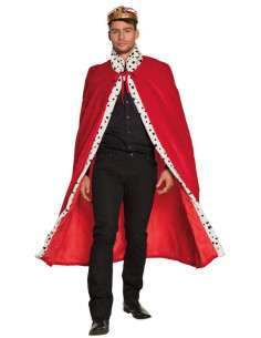 Capa de rey para adulto