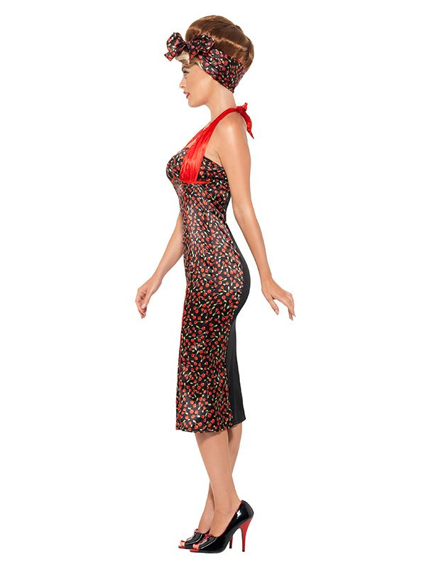 Disfraz años 50 mujer perfil