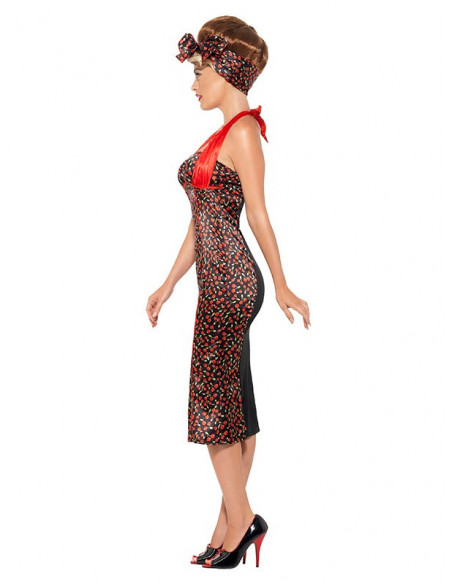 Disfraz años 50 mujer perfil