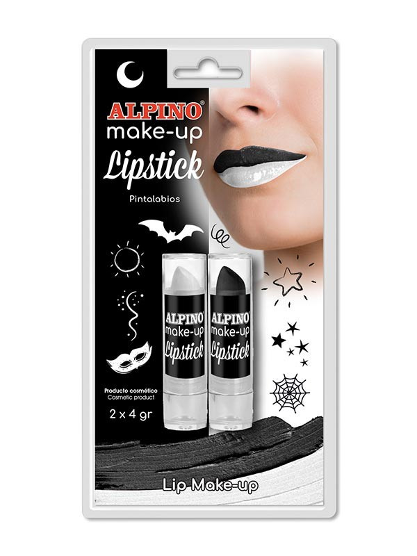 Pintalabios Blanco y Negro blister