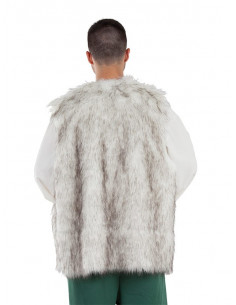 Chaleco de pelo claro medieval 2