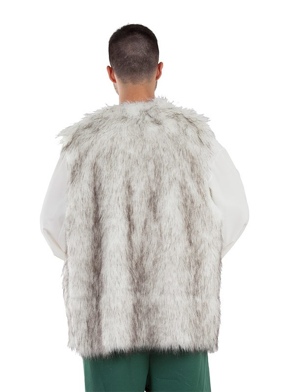 Chaleco de pelo claro medieval