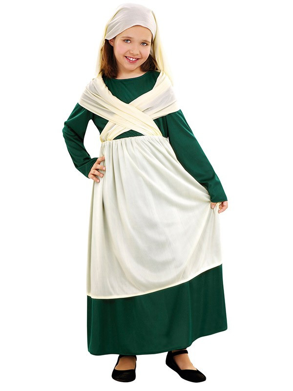 Disfraz de campesina para niña