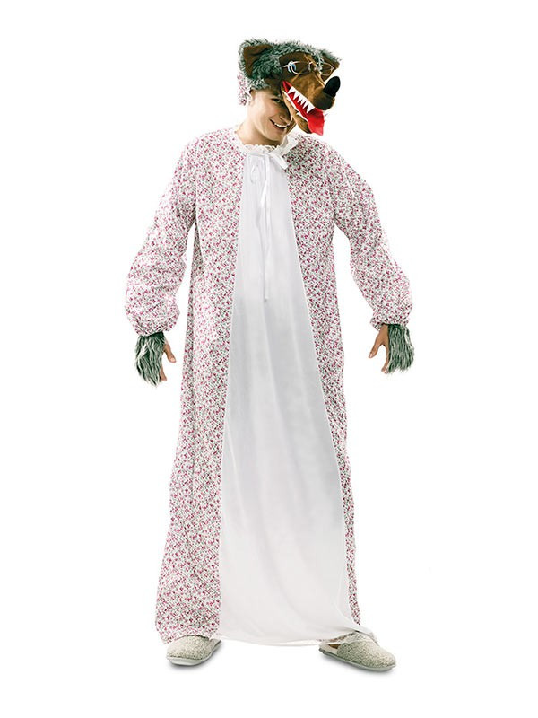 Disfraz de abuelita lobo