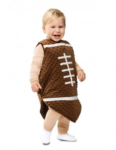 Disfraz de pelota rugby para bebé