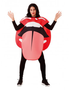 Disfraz de emoticono Lengua