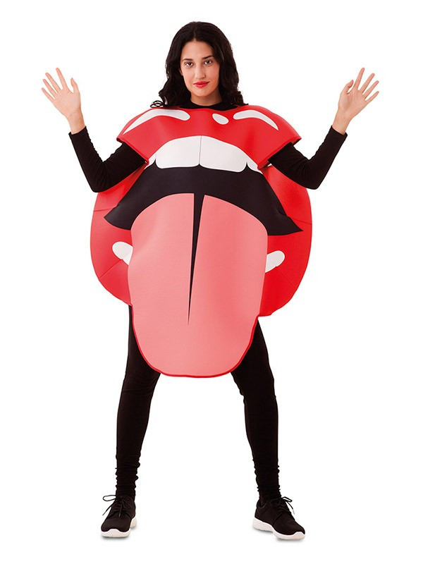 Disfraz de emoticono Lengua